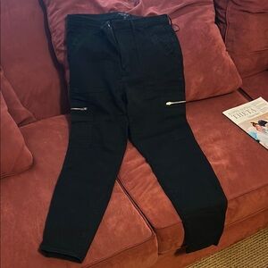 Banana Republic Black High-Rise Skinny Pants